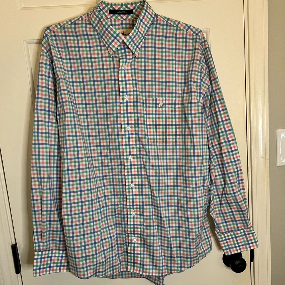 Cotton Brothers men’s button down dress shirt size XL